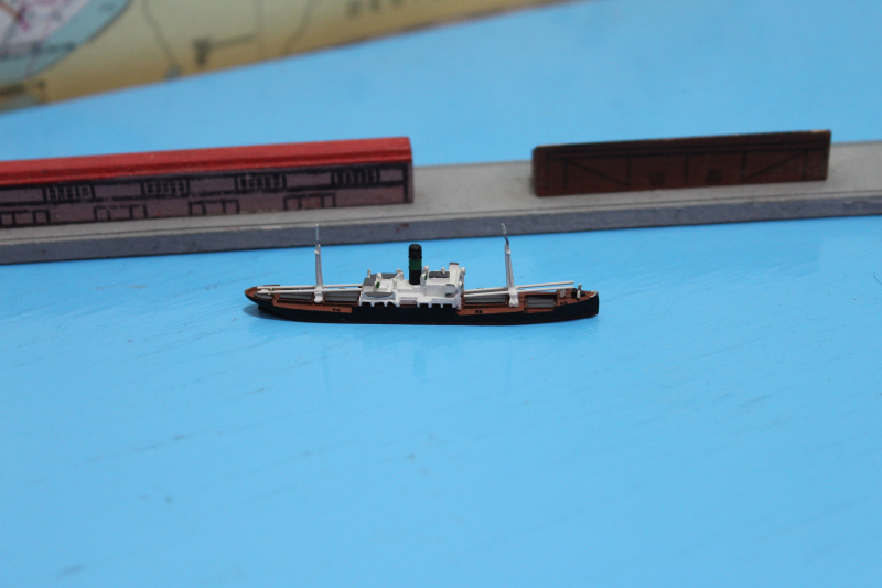 Frachter "Palermo" rot-braunes Deck blau-schwarzer Schornstein (1 St.) D 1922 Mercator M 507